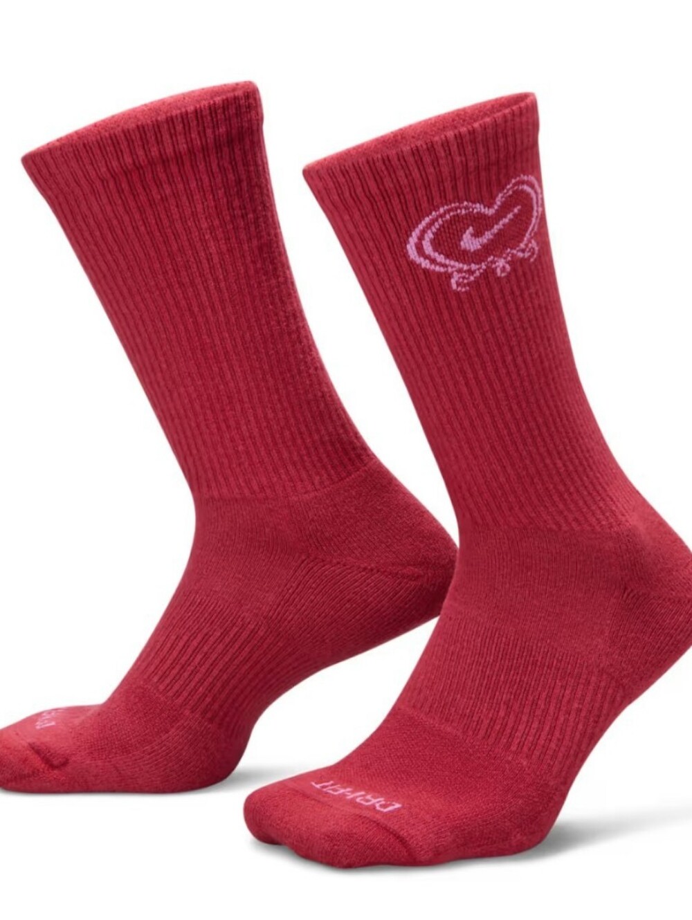 Nike Everyday Cushioned Heart Detail Crew Sock